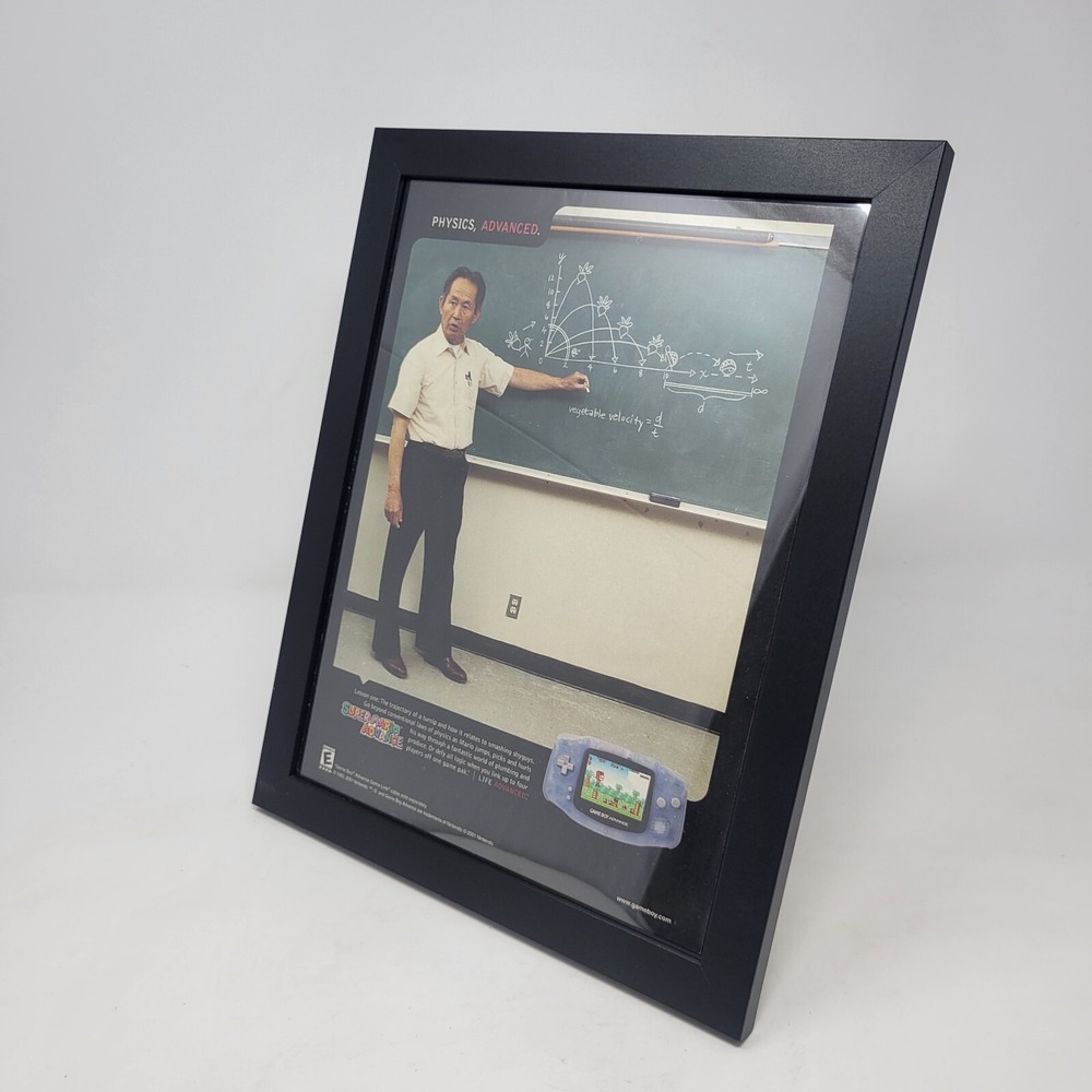 Super Mario Advance - Promotional Magazine Ad - Nintendo - Gameboy‎ Advance